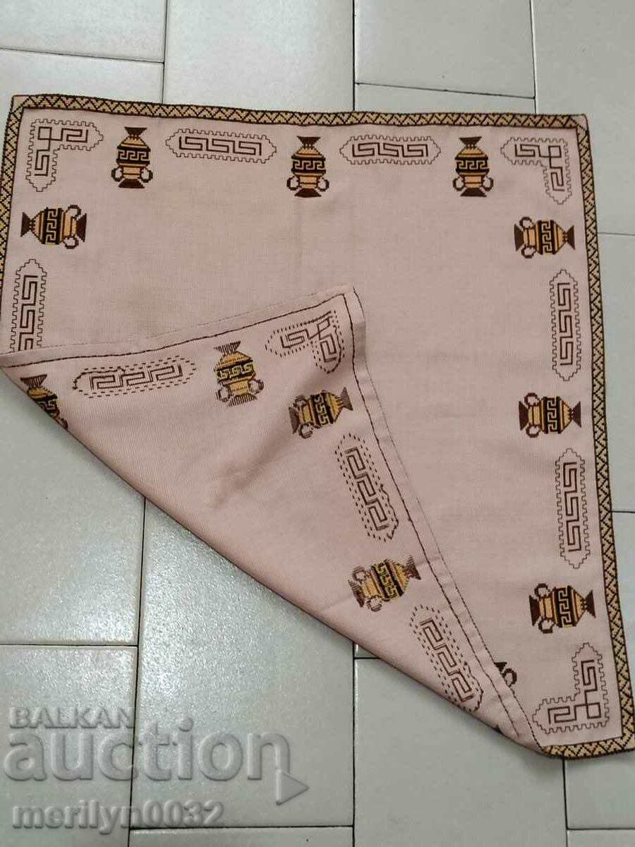 Old plaid with embroidery - 5 Old plaid with embroidery - 5