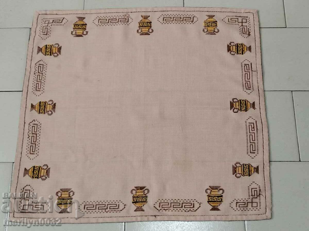 Old plaid with embroidery - 6 Old plaid with embroidery - 6