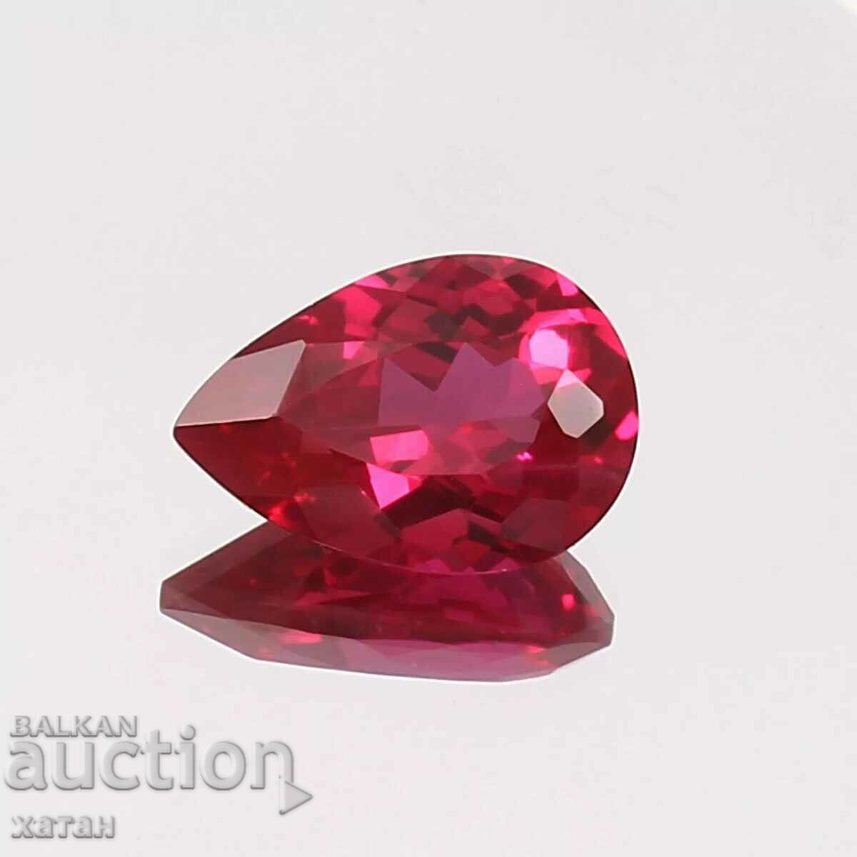 BZC! 0.75 carat 1 cent natural ruby pear!