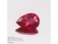 BZC! 0.75 carat 1 cent natural ruby pear!