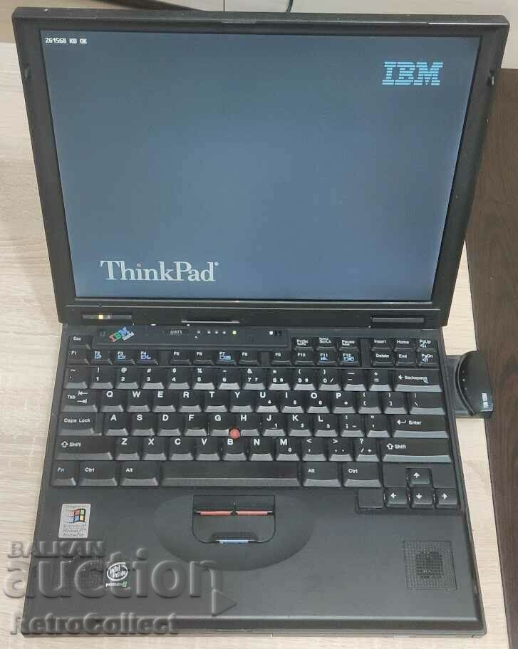 Φορητός υπολογιστής IBM ThinkPad 600x Pentium 3 - 500 MHz 256MB RAM