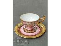 Old porcelain coffee cup/saucer