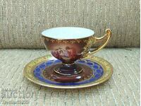 Old porcelain coffee cup/saucer