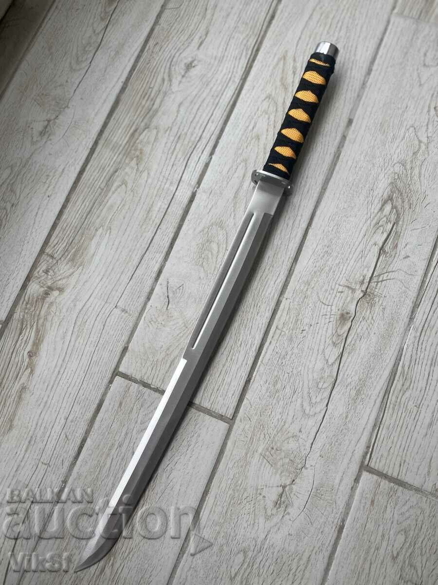 Παράδοση SEKIZO ξίφος με δερμάτινη θήκη, 460x700 katana, σαμουράι Παράδοση SEKIZO ξίφος με δερμάτινη θήκη, 460x700 katana, σαμουράι