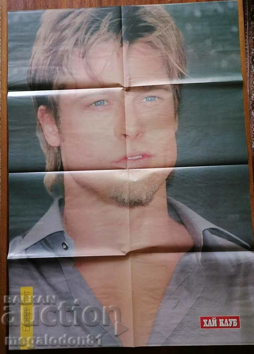 Double poster (front and back) - Brad Pitt / The Saints