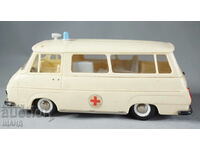 SKODA Old German plastic toy model ambulance