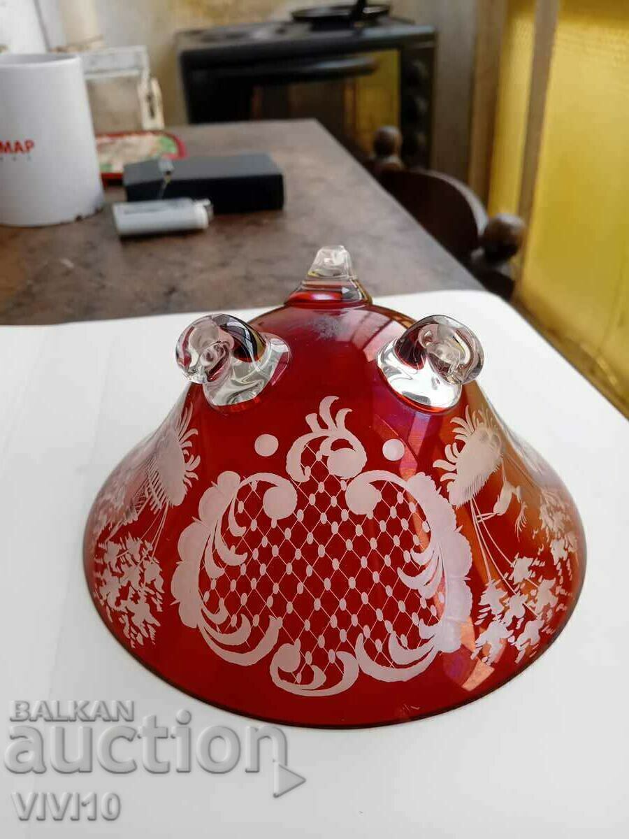 Auction A unique Bohemia bowl Auction A unique Bohemia bowl