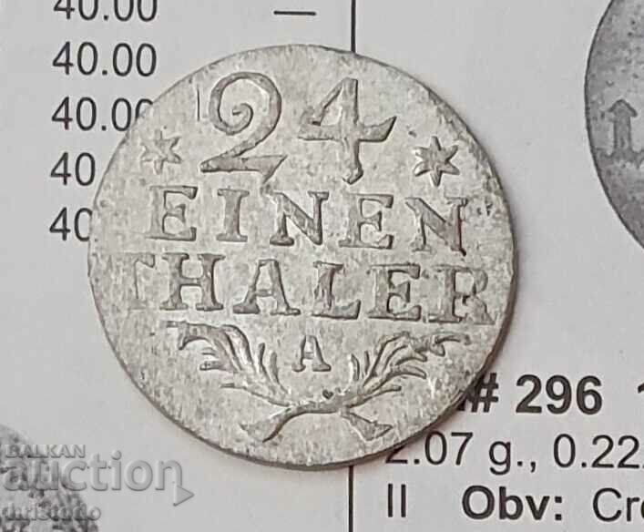 Prussian 1/24 einen thaler 1782