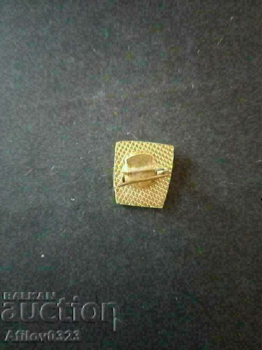 Badge of the Dimitrov Communist Youth Union /DKMS/. with price 0.30 BGN | € 0.15