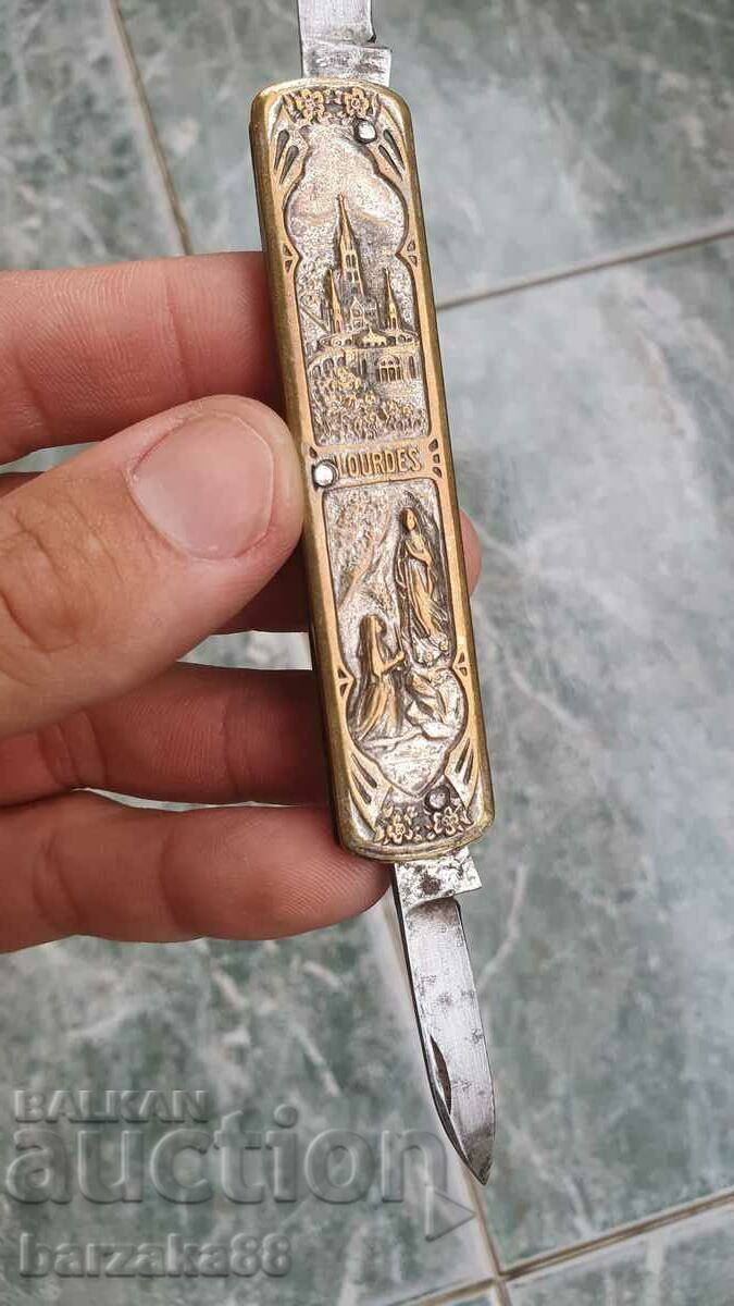 Old French Lourdes pocket knife