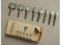 Russian Poster Feathers 2 to 20mm 1978, unused