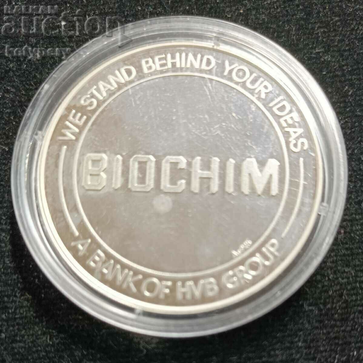 1 year bank Biochem - Commemorative medal