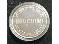 1 year bank Biochem - Commemorative medal