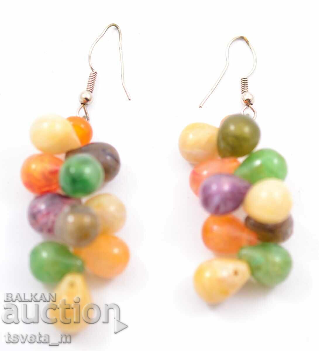 Earrings with natural stones with price 6.00 BGN | € 3.07