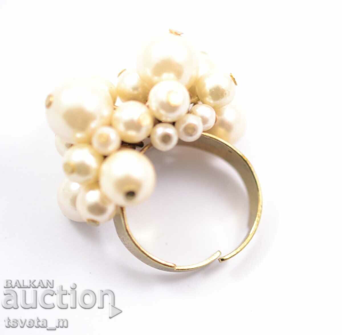 Pearl ring, resizing