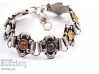 Antique bracelet with natural stones