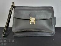 Small men's leather bag