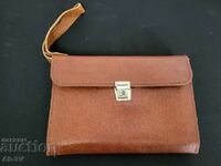 Small men's leather bag