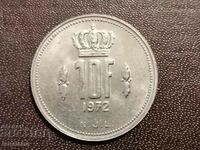 1972 10 franc Luxembourg