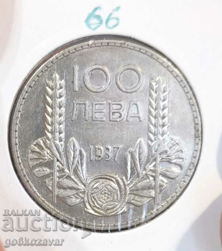 Bulgaria 100 BGN 1937 Argint!