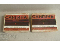 Russian sangina light sangina 1970s lot 2 boxes - 40 sticks