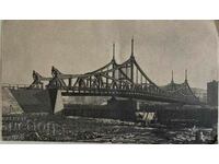 Old rare postcard-Berlin-1902-Construction of the Bridge