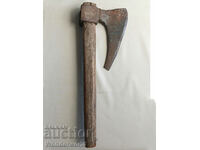 Old forged ax crook