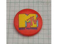 MTV MUSIC TELEVISION BADGE