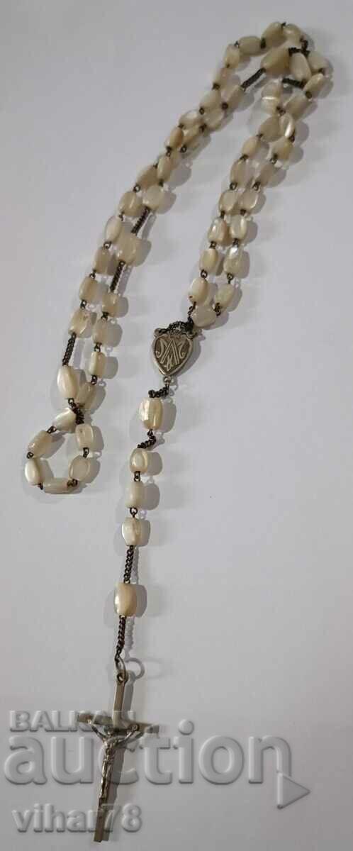 Old rosary with mother of pearl with price 75.99 BGN | € 38.85 Old rosary with mother of pearl with price 75.99 BGN | € 38.85
