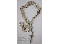 Old rosary with mother of pearl