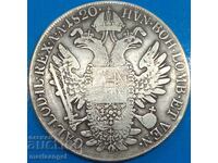 Austria 1 Thaler 1820 M - Milan Franz II Veneția-Lombardia