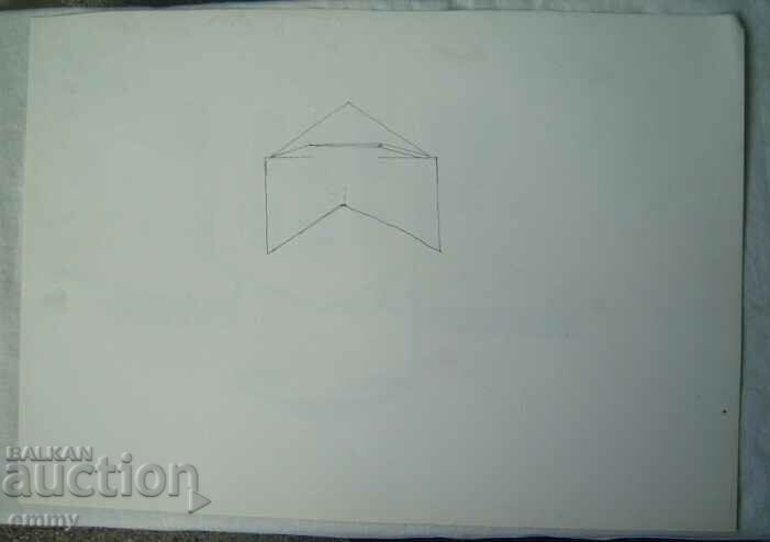 Δημοπρασία Σχέδιο με μελάνι, 1989 - Εκκλησία της Αγίας Σοφίας στην πόλη της Σόφιας Δημοπρασία Σχέδιο με μελάνι, 1989 - Εκκλησία της Αγίας Σοφίας στην πόλη της Σόφιας