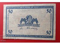 Banknote-Germany-Saxony-Leipzig-50 pfennig 1920