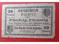 Banknote-Germany-Saxony-Leipzig-50 pfennig 1919