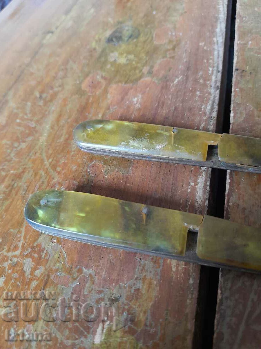 Old folding fork and spoon P. Denev - 6