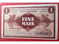 Banknote-Germany--1 mark 1916-POW camp