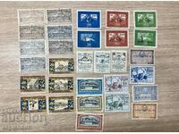 BZC! Lot nr. 4 bancnote Austria notgeld/hellers