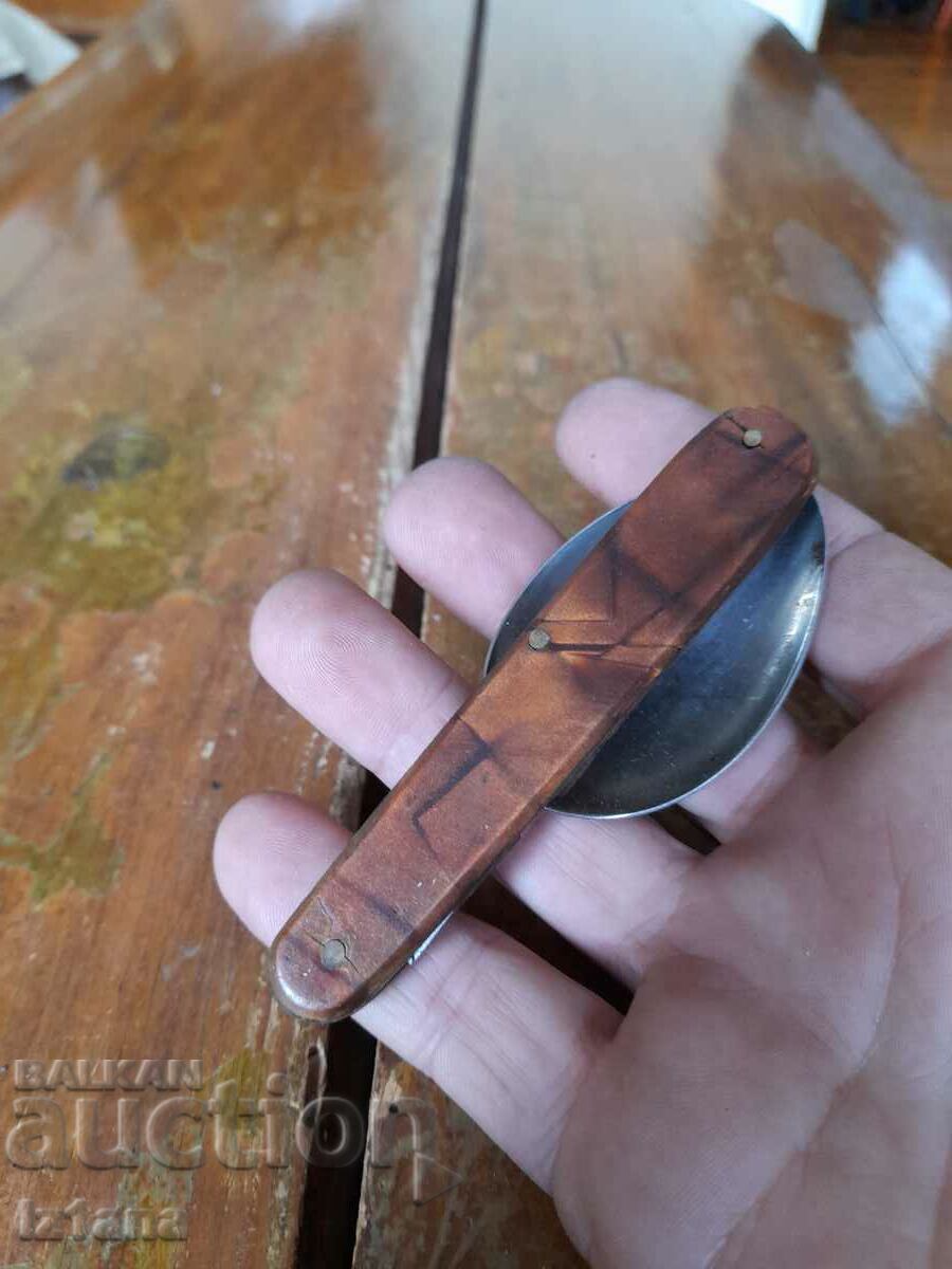 Auction Old folding spoon Auction Old folding spoon