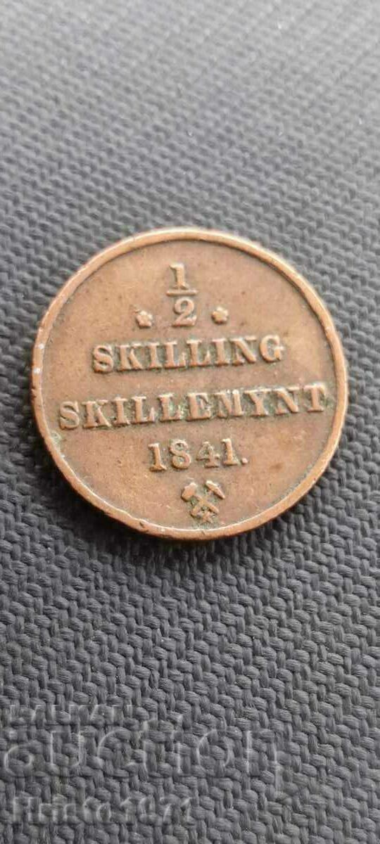 1/2 shilling 1841