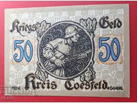 Banknote-Germany-S.Rhein-Westphalia-Kösfeld-50 pfennig