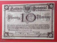 Banknote-Germany-S.Rhine-Westphalia-Wiedenbrück-10 pf.1918