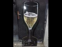 Wine advertisement large glass 160cm/57cm