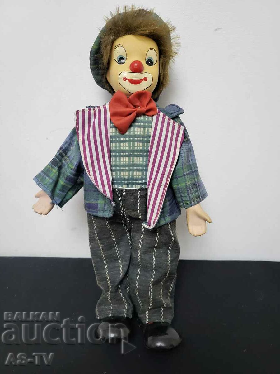 Porcelain toy Clown