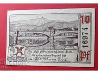 Banknote-Germany-Thuringia-Saalfeld-10 pfennig 1921