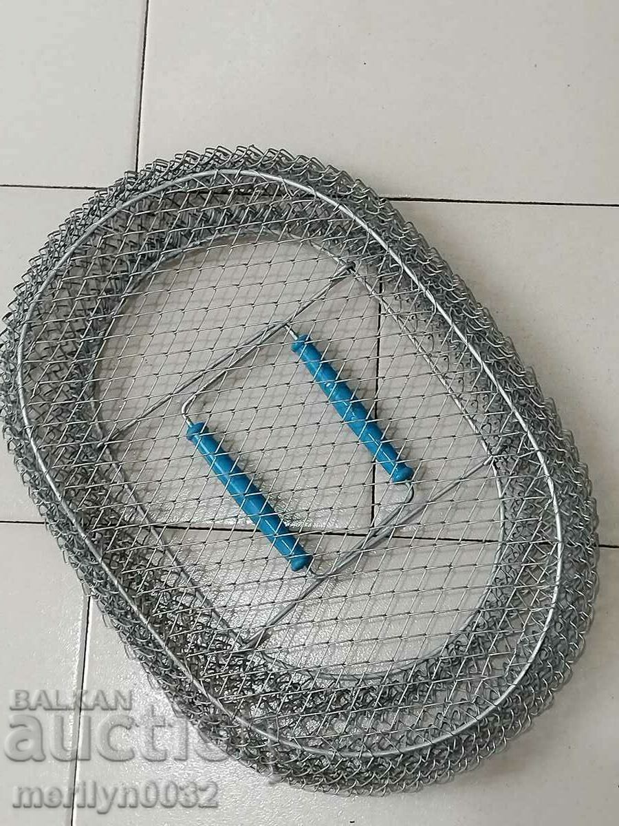 Old mesh fish tank fishing bag USSR - 5