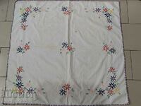 Old embroidered check, tablecloth, milo, Bulgarian embroidery