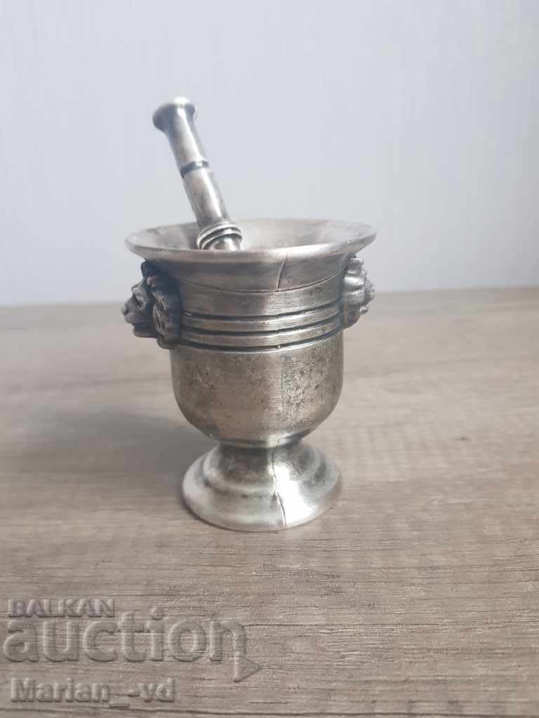 An old little mortar and pestle - 6