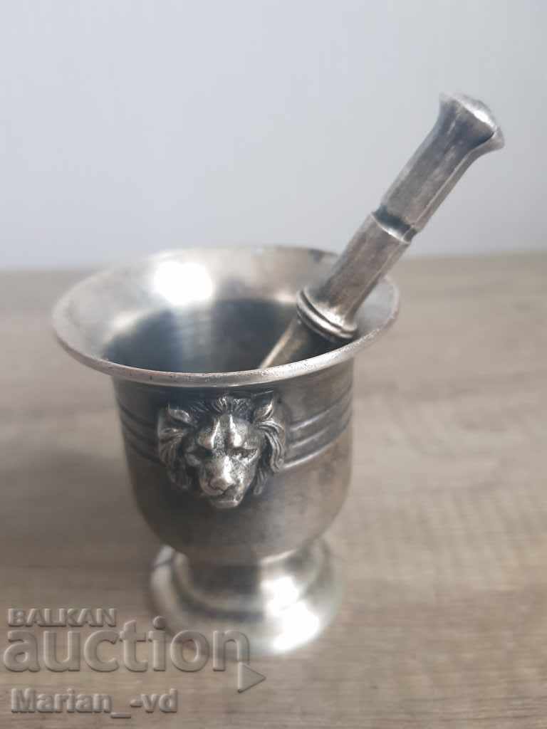 An old little mortar and pestle - 7