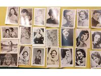 Old photos of artists - 22 pcs.