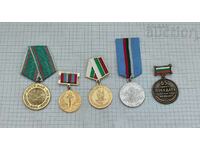 WW2 BULGARIA ANNIVERSARY MEDALS LOT 5 PCS